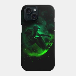 Skateboard In Space - Stunts and Tricks Phone Case