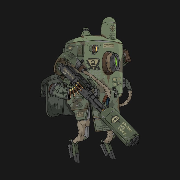 private military union buster mech. by JJadx