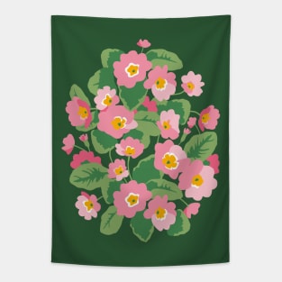 Blooming pink primrose Tapestry