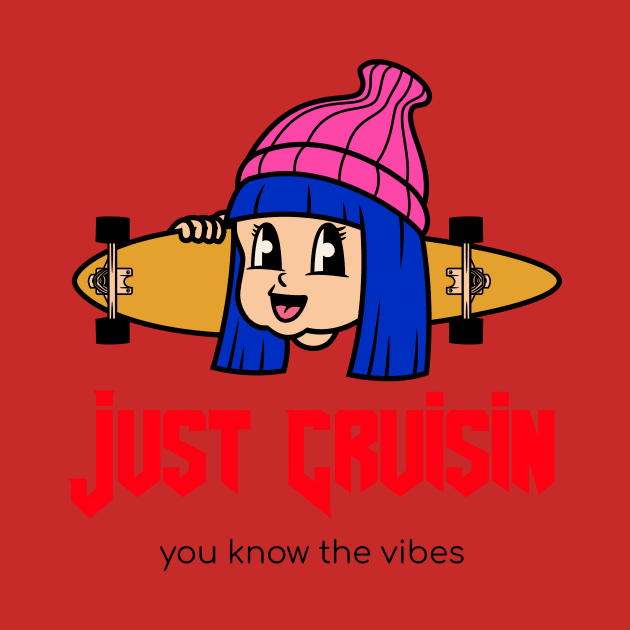 Just Cruisin Skate shirt by Skater Nation Designs