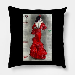 red flaminco Pillow