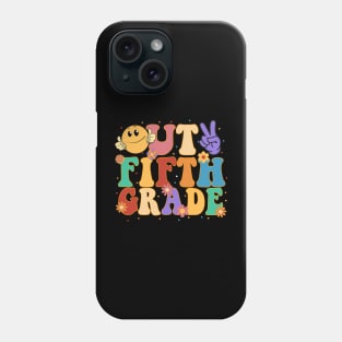 Peace Out Fifth 5th Grade Class of 2023 Goodbye 5th Grade Phone Case