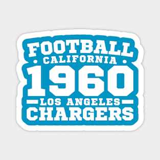 Football California 1960 Los Angeles Chargers Magnet