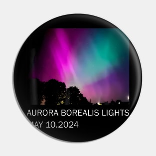 Northern Lights Aurora Borealis 2024 Pin