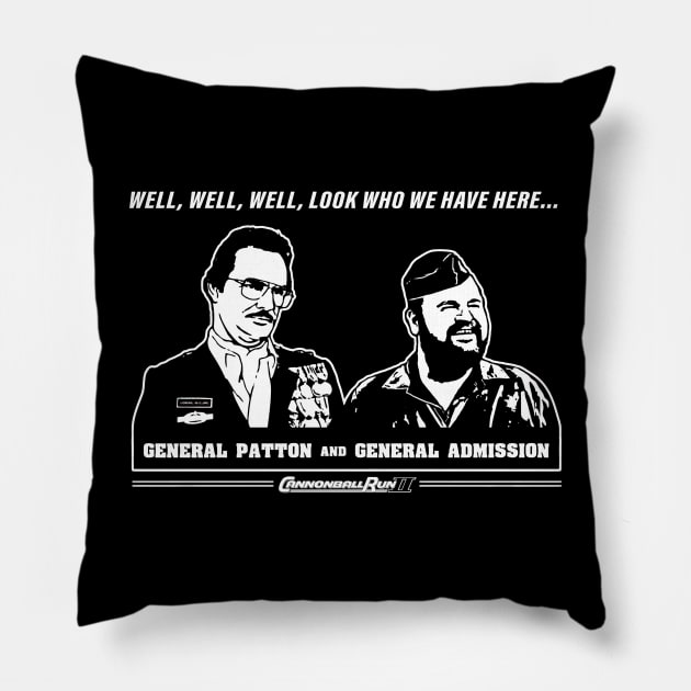 Cannonball Run 2 Pillow by Loweryo Judew