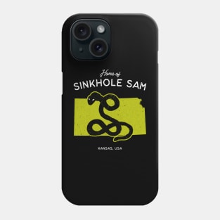 Home of Sinkhole Sam - Kansas, USA Cryptid Phone Case