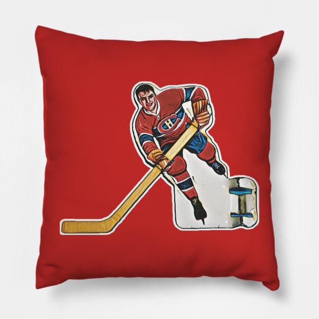 Coleco Table Hockey Players - Montréal Canadiens Pillow by mafmove