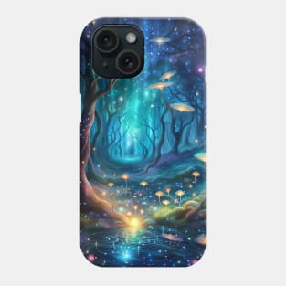 Stars and Elf Forest Phone Case