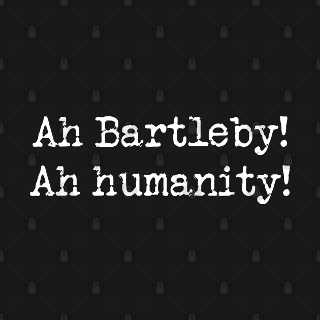 Herman Melville Bartleby the Scrivener Ending Literary by KierkegaardDesignStudio