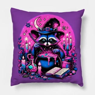 Witchy Raccoon Brewmaster Pillow