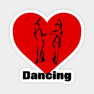 Heart Dancing Magnet