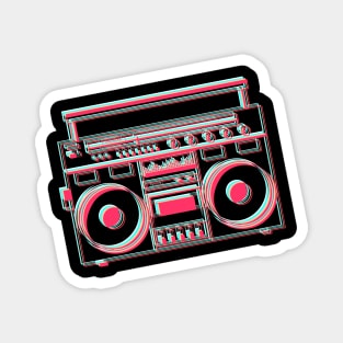 Boombox Ghetto Blaster Magnet