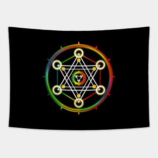 Spiritual Geometry / David's Star 01 Tapestry