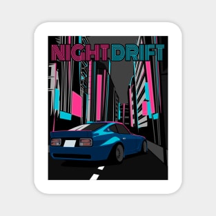 NIssan Fairlady Z 240z Night Drift Magnet