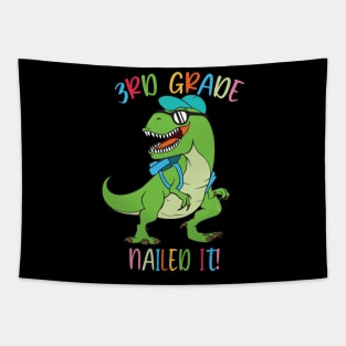 Dinosaur 3RD GRADE Nailed It Graduation Kids Tapestry