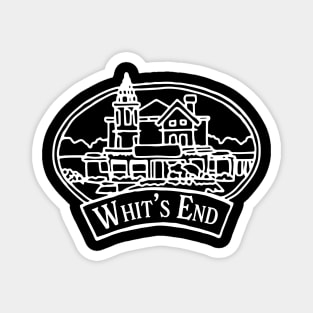 Adventures in Odyssey Whit's End Logo White Magnet