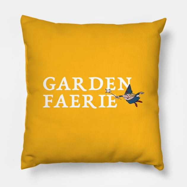 garden faerie ( are you one? ) Pillow by Eugene and Jonnie Tee's