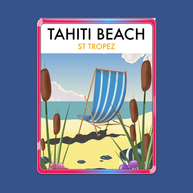 Tahiti Beach St Tropez France by nickemporium1