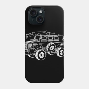 Buffalo mine protected vehicle Phone Case