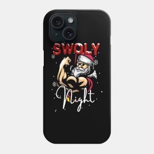 Swoly Night Christmas Santa Bodybuilder Phone Case