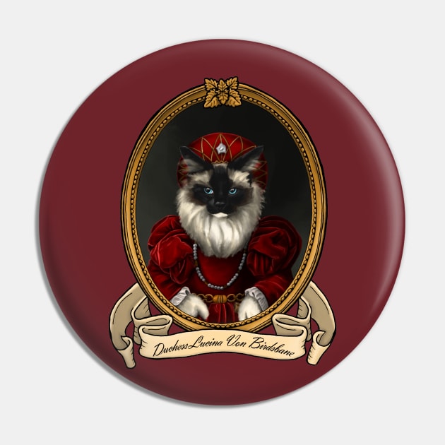 Renaissance Cat - Duchess Lucina Von Birdsbane (A Ragdoll) Pin by JMSArt