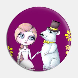 To Have And To Hold - Mr and Mrs Rat (Full Color Version) Pin