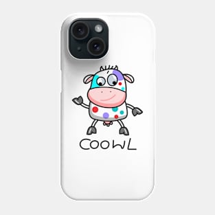 Funny cool cow Phone Case