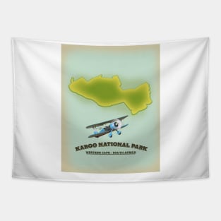 Karoo National Park Western Cape South Africa map Tapestry