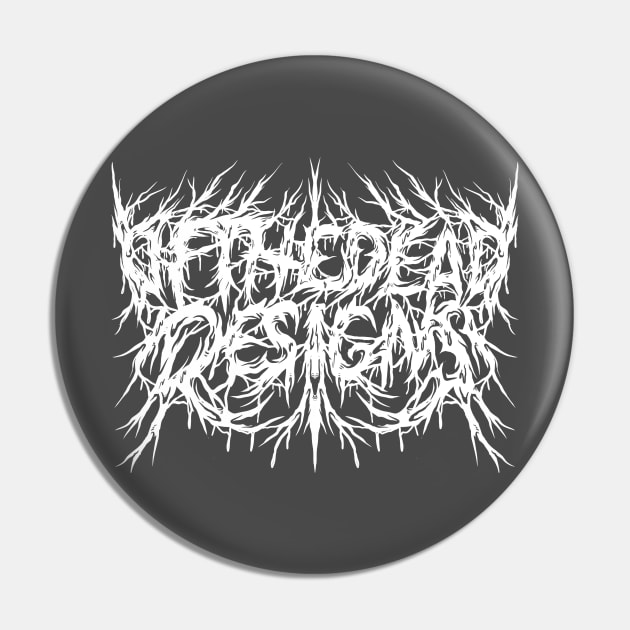 DEATH METAL LOGO Pin by ofthedead209