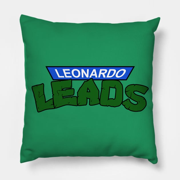 Leonardo Leads Pillow by CraftyMcVillain