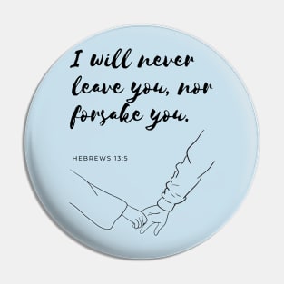 Hebrews 13:5 Pin