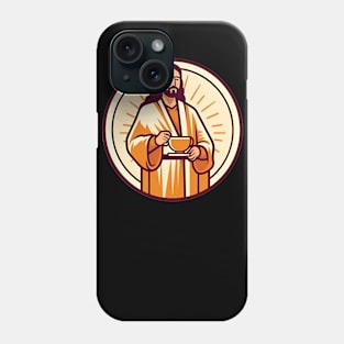 Christian Jesus Drinking Tea Phone Case