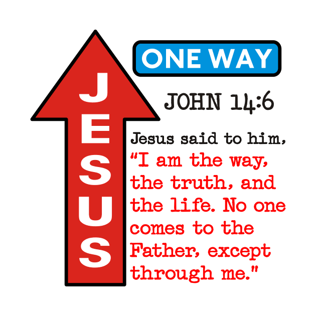 JESUS ONE WAY by Flabbart