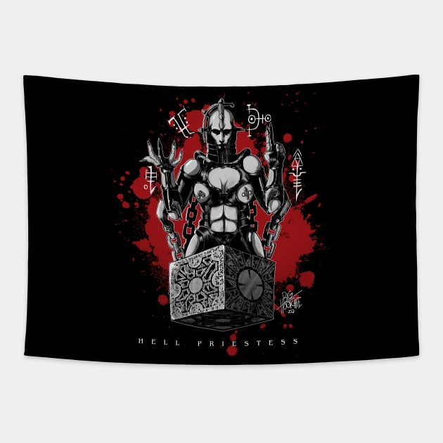 Hell Priestess Tapestry by BigHootchie's Super Art Emporium