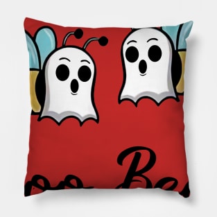 boo bees halloween funny Pillow