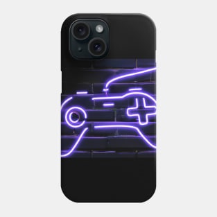 Neon Gaming Controller for Gamer Phone Case