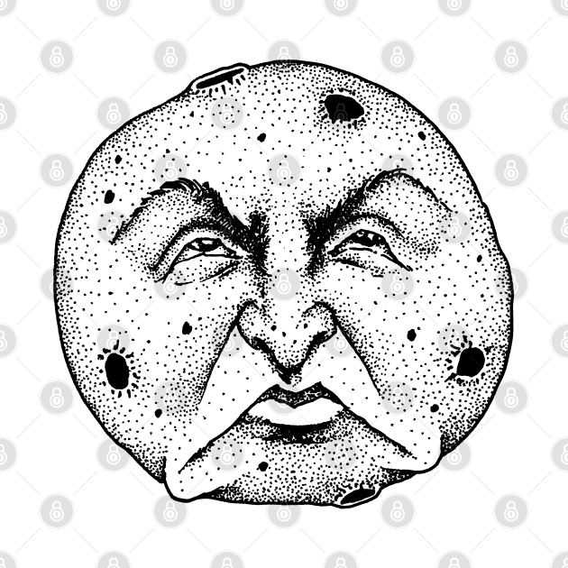 Frowning moon by popcornpunk