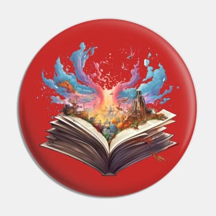 Unleash Your Imagination: The Magic of Books Pin