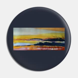 Marsh Sunset Pin