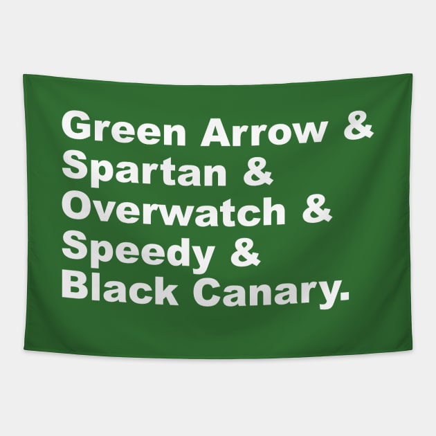 Team Arrow - Season 4 Tapestry by FangirlFuel
