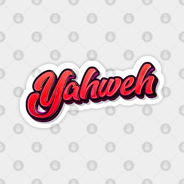 Yahweh Magnet by Plushism