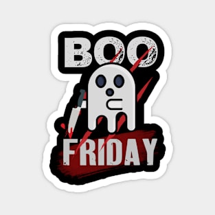 Friday 13th Halloween costume BOO Magnet