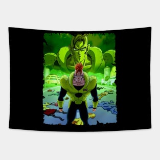 ANDROID 16 MERCH VTG Tapestry