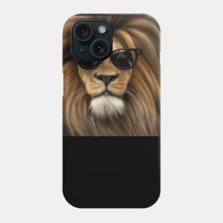 Cool Sunglasses Wearing Lion with Mane Phone Case