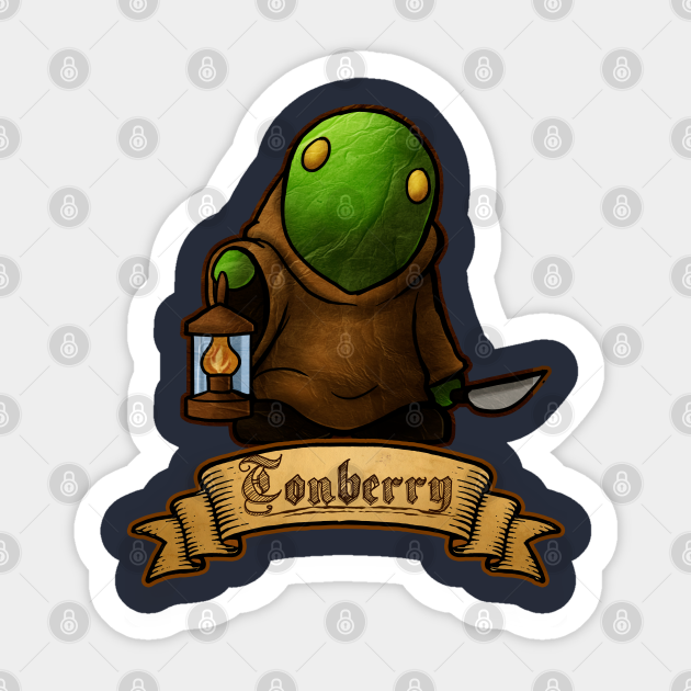 Tonberry Laminated Sticker