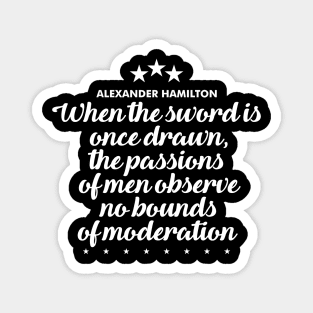 awesome wow hamilton musical Magnet