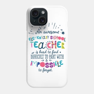 An Awesome Elementary School Teacher Gift Idea - Impossible to forget Phone Case