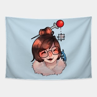 Mei Overwatch Tapestry