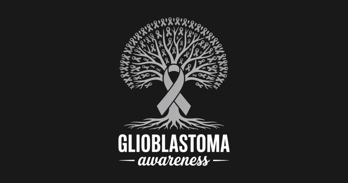 Glioblastoma Awareness Month Brain Cancer Tree Ribbon - Glioblastoma ...