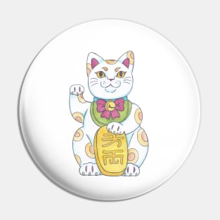 Maneki Neko Pin